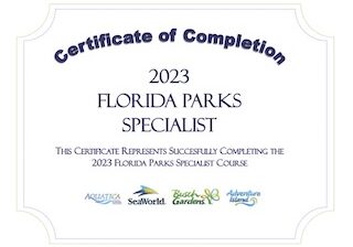 Certified Florida Parks Specialist