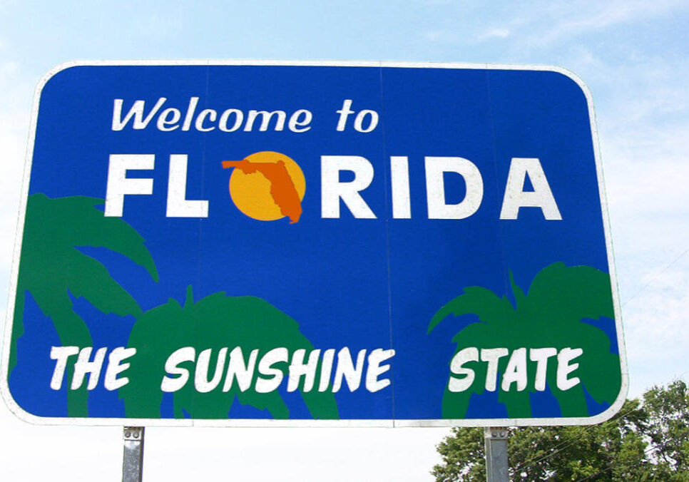 Welcome to FL sign